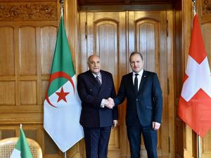  عطاف يستقبل ببيرن من قبل رئيس المجلس الوطني السويسري