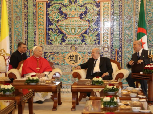 رئيس الجمهورية يجري محادثات مع البابا ليون 