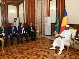 سيفي غريب يستقبل بنجامينا من قبل الرئيس التشادي 