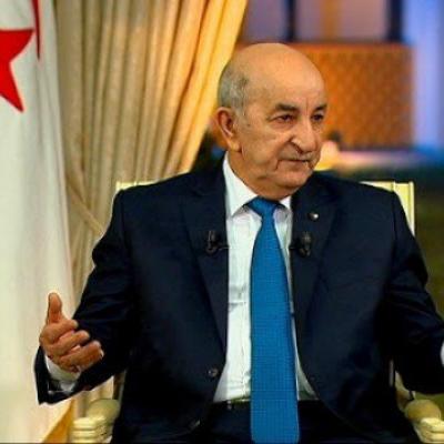 Le Président Tebboune lors d'une des entrevues accordées aux représentants de la presse nationale