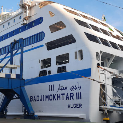 Le navire de transport de voyageurs "Badji Mokhtar III",