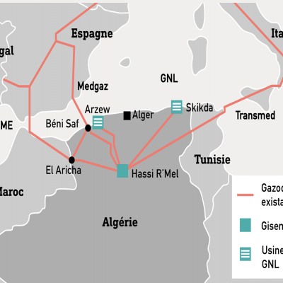 Les gazoducs de l’Algérie vers l’Europe