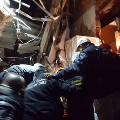 Effondrement d'un immeuble