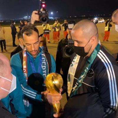 استقبال أبطال العرب