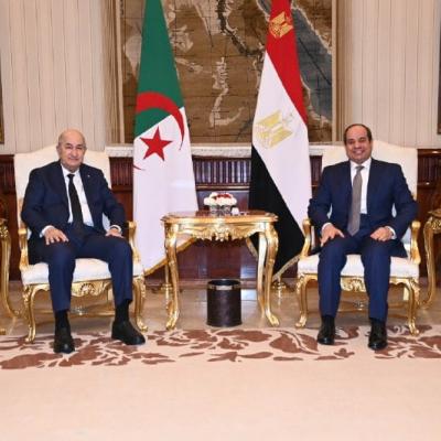 الرئيسان تبون والسيسي