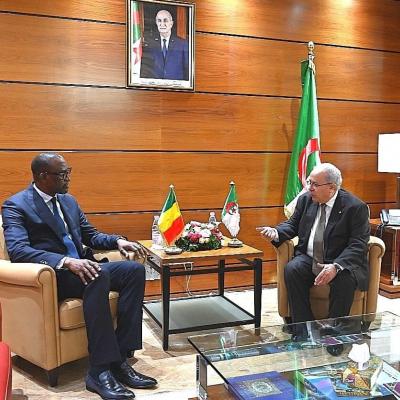 Le MAE Ramtane Lamamra s'entretient avec son homologue malien