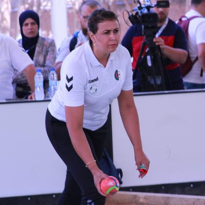 Lamia Aissaoui, médaillée en argent