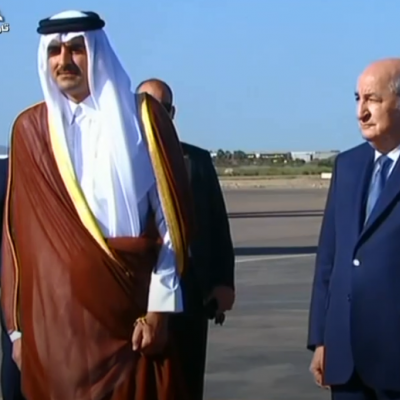 الرئيس تبون وأمير دولة قطر 