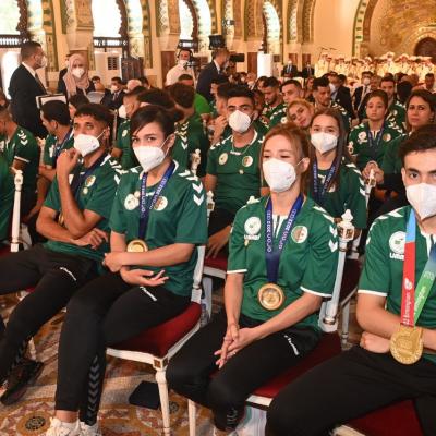 Athlètes algériens médaillés aux JM