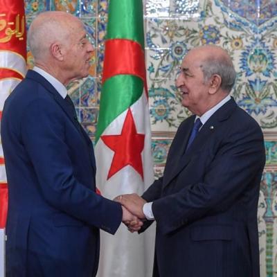 قيس سعيد في الجزائر قيس سعيد في الجزائر