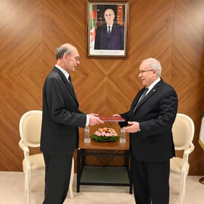 لعمامرة مع السفير الروسي الجديد