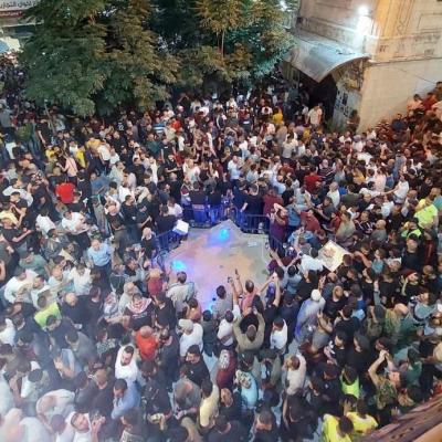 آلاف الفلسطينيين يشاركون في فعالية "فجر الشهداء" بالضفة الغربية