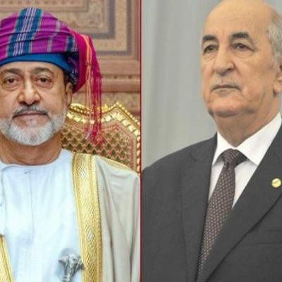 الرئيس تبون وسلطان سلطنة عمان 