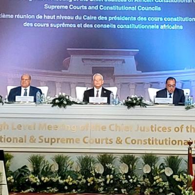 الاجتماع السادس لرؤساء المحاكم الدستورية الافريقية 