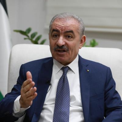 رئيس الحكومة الفلسطينية محمد أشتية 