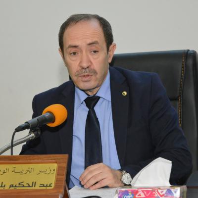 Abdelhakim Belaabed, ministre de l'Education nationale