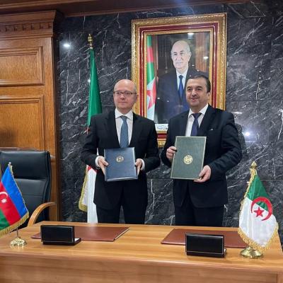 Algérie-Azerbaïdjan: signature d'un mémorandum d'entente de coopération 