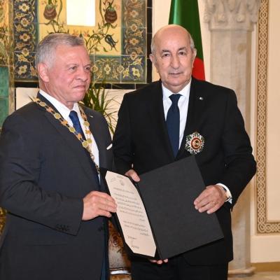 الرئيس تبون وملك الأردن