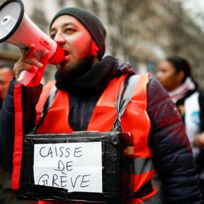 إضراب عام يعم فرنسا احتجاجاً على إصلاح نظام التقاعد