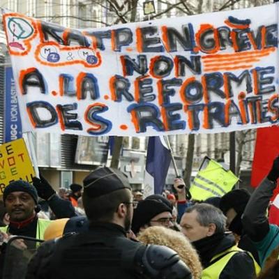 فرنسا -إضراب