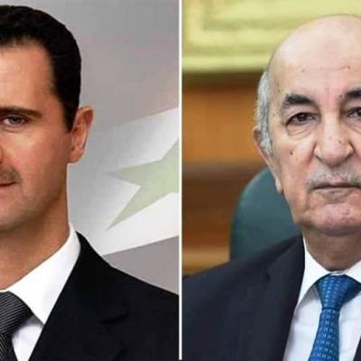 تبون-بشار الأسد