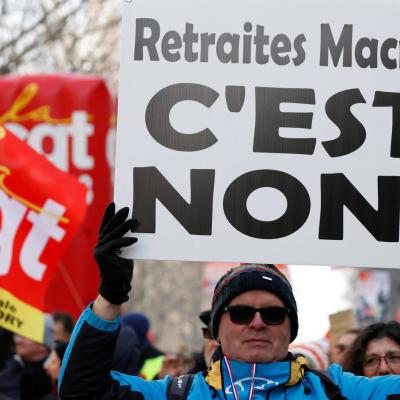 Mouvement social en France