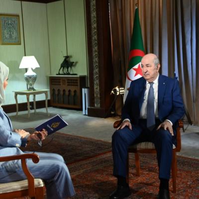 رئيس الجمهورية-قناة الجزيرة-حوار