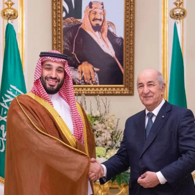 الرئيس تبون رفقة ولي عهد السعودية محمد بن سلمان