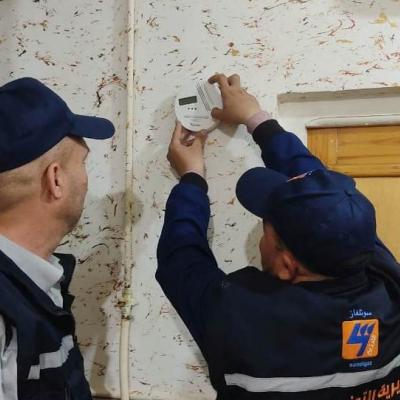 Installation à Laghouat des détecteurs de monoxyde de carbone pour les abonnés