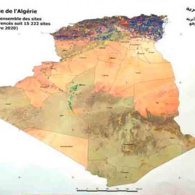 الخريطة الأثرية الجزائرية