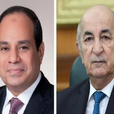 الرئيسان تبون والسيسي