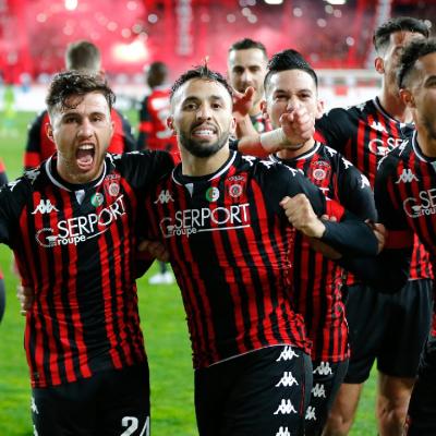 فرحة أبطال اتحاد الجزائر