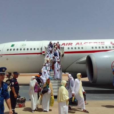 عودة أول فوج من الحجاج بورقلة