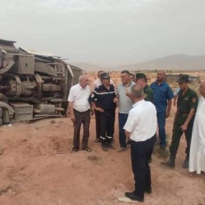 حادث مرور بالنعامة