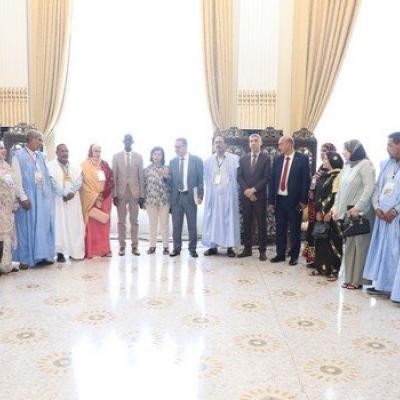 وفد عن المجلس الوطني الصحراوي يزور مقر مجلس الأمة 
