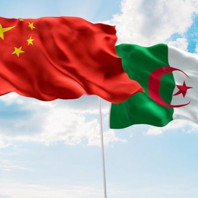 Algérie chine Drapeau