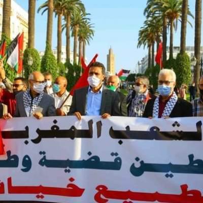 مناهضو التطبيع بالمغرب يطالبون المخزن بإصدار قرار فوري يقضي بإلغاء كل الاتفاقيات مع الصهاينة