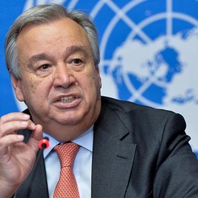 Antonio Guterres, secrétaire général de l'ONU