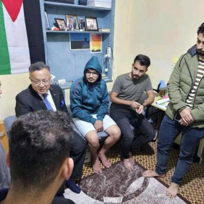  الطلبة الفلسطينيين بالجزائر 
