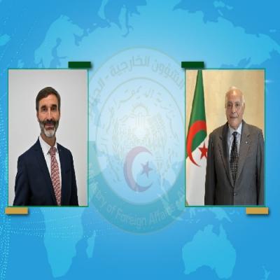 وزيرا خارجية الجزائر وسلوفاكيا 