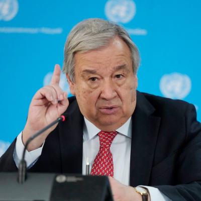 Antonio Guterres, SG de l'ONU