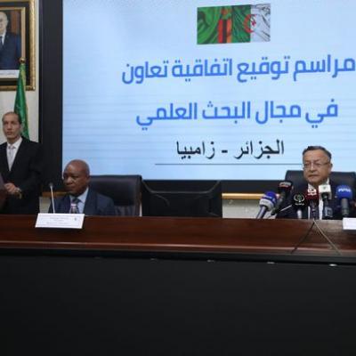 الجزائر-زامبيا: التوقيع على اتفاقية تعاون في مجال التعليم العالي والبحث العلمي 