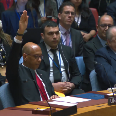 مجلس الأمن الدولي يخفق في تمرير مشروع قرار بقبول العضوية الكاملة لدولة فلسطين في الامم المتحدة 