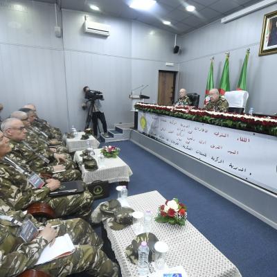 Le Général d'Armée Chanegriha préside les travaux de la réunion annuelle des cadres des infrastructures militaires 