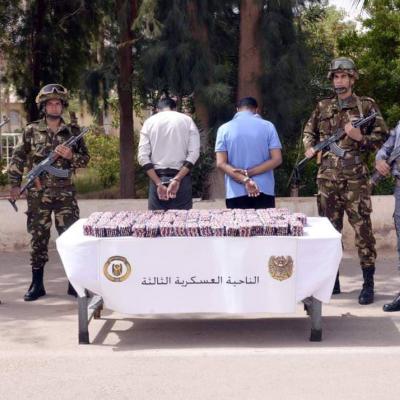 بشار: إحباط تهريب اكثر من 22 الف قرص مهلوس وتوقيف أربعة مهربين بشار: إحباط تهريب اكثر من 22 الف قرص مهلوس وتوقيف أربعة مهربين