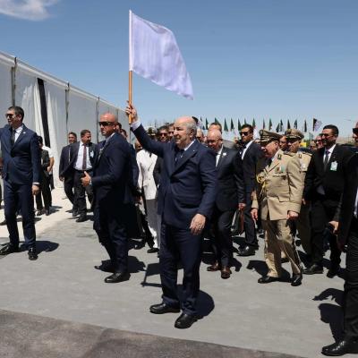 Le président de la République inaugure le projet de dédoublement de la route reliant Khenchela à Batna