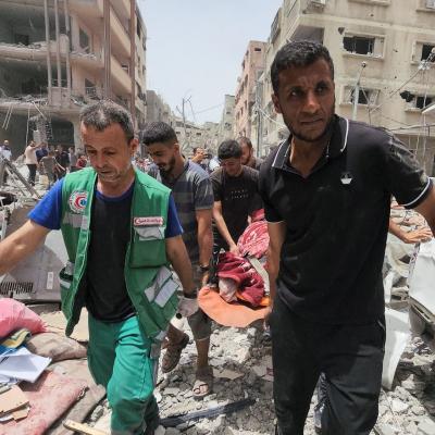 Plusieurs martyrs et blessés dans de nouveaux bombardements de l'entité sioniste à Ghaza