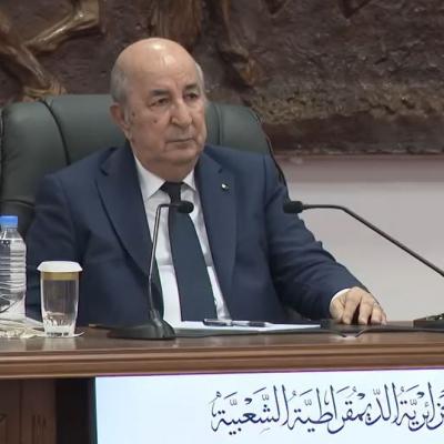 رئيس الجمهورية السيد عبد المجيد تبون