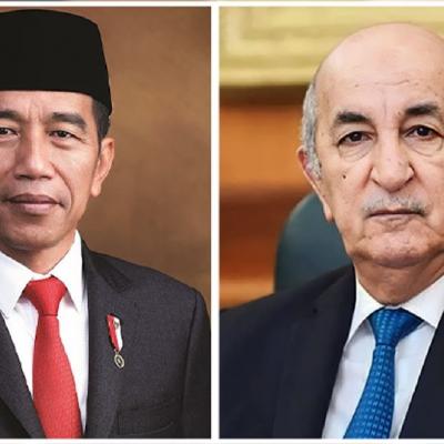 الرئيسان الجزائري والأندونيسي 