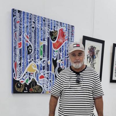 Abdelhak Djellab, artiste peintre